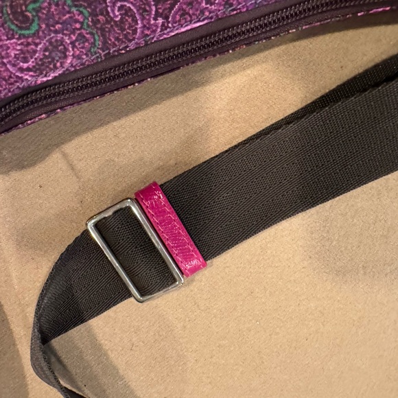 Etro Purple Paisley Shoulder Bag - Picture 8 of 15
